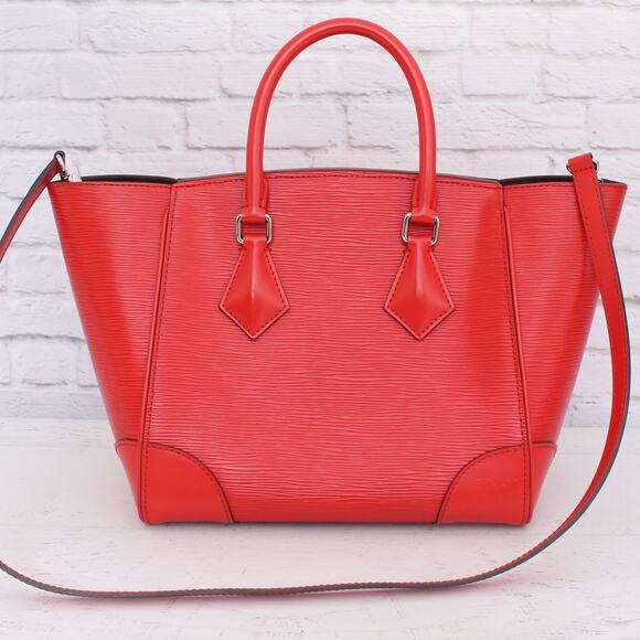 Louis Vuitton Phoenix PM Red Epi Satchel Crossbody and Shoulder Purse Tote A3189 - Picture 1 of 8